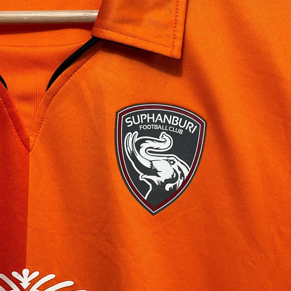 2014-2015 Thai League 1 Suphanbury FC Home Orange Grand Sport Jersey Size L - Picture 8 of 15